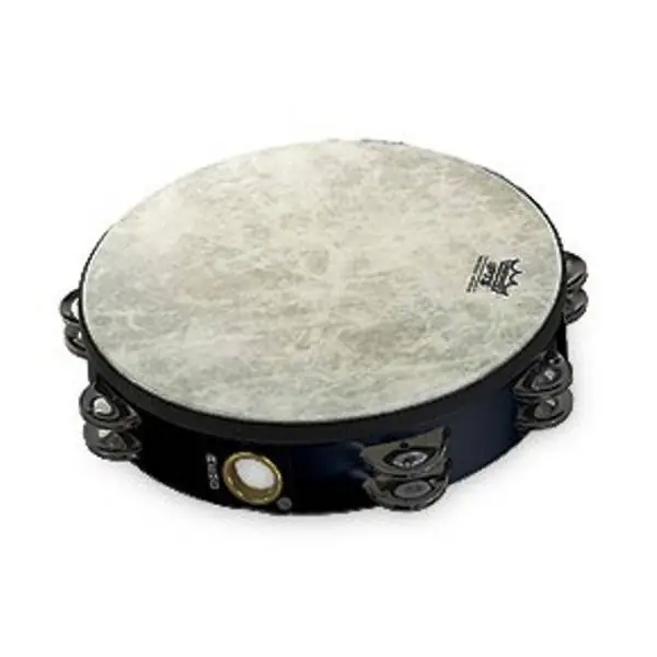 RemoTambourine Fiberskyn3 Double Row Jingles - 10 Inch Genuine