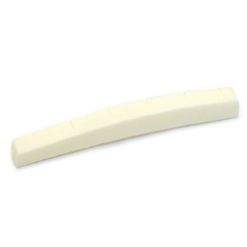 Price Cut AllParts BN-0206-000 Bone Nut, Slotted, Curved Bottom for Fender Guitars
