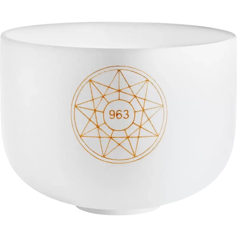 One Day Deal Meinl10'' Solfeggio Crystal Singing Bowl - 963 Hz