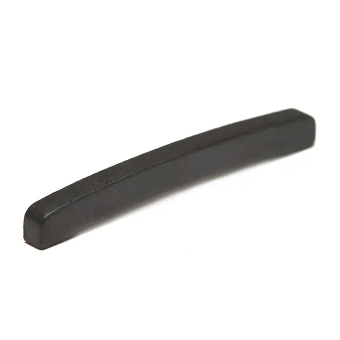 Graph Tech Black TUSQ XL Fender-style Nut Blank, Curved Bottom, 7.25" Radius Fan Favorite