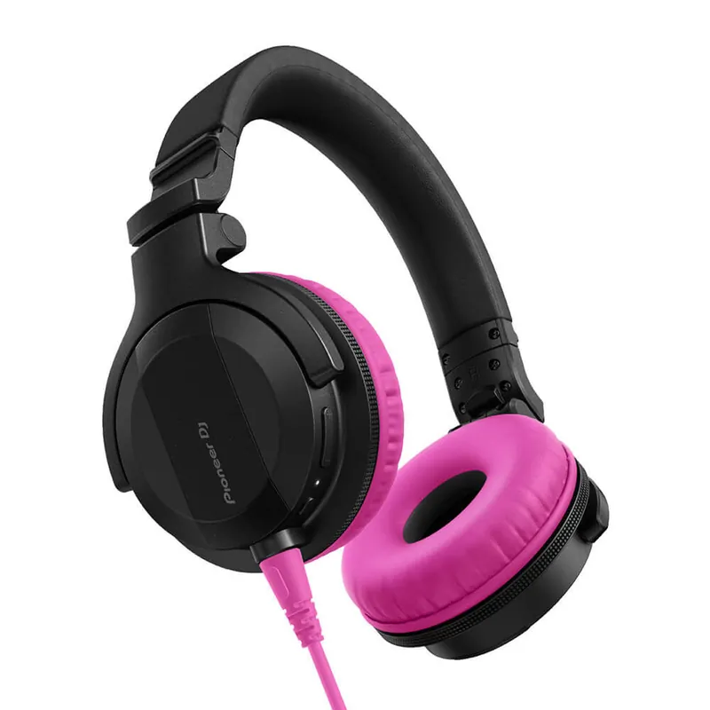 Pioneer DJ HDJ-CUE1 Headphones with Pink Accessory Pack Direct From Factory