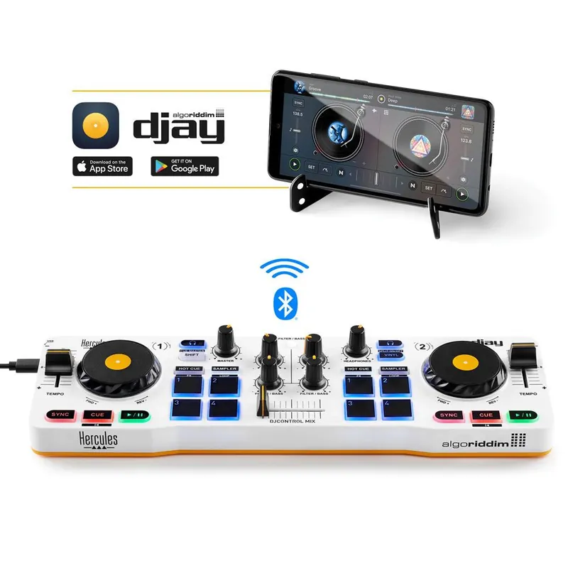 Hercules DJControl Mix DJ Controller for Smartphones & Tablets Exclusive