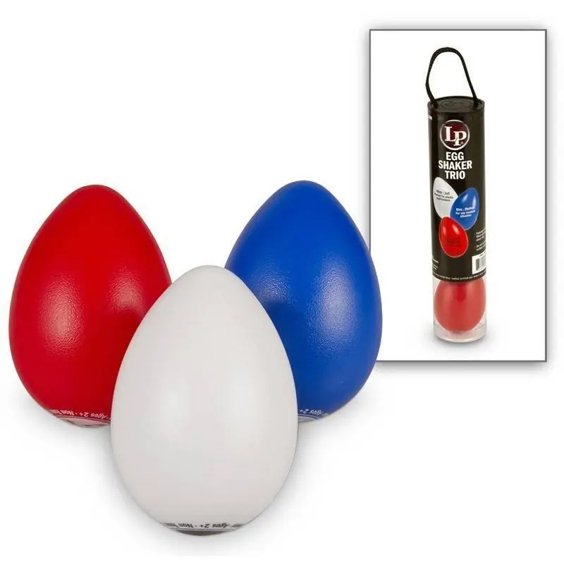Latin PercussionEgg Shaker Trio Red/White/Blue New Arrival