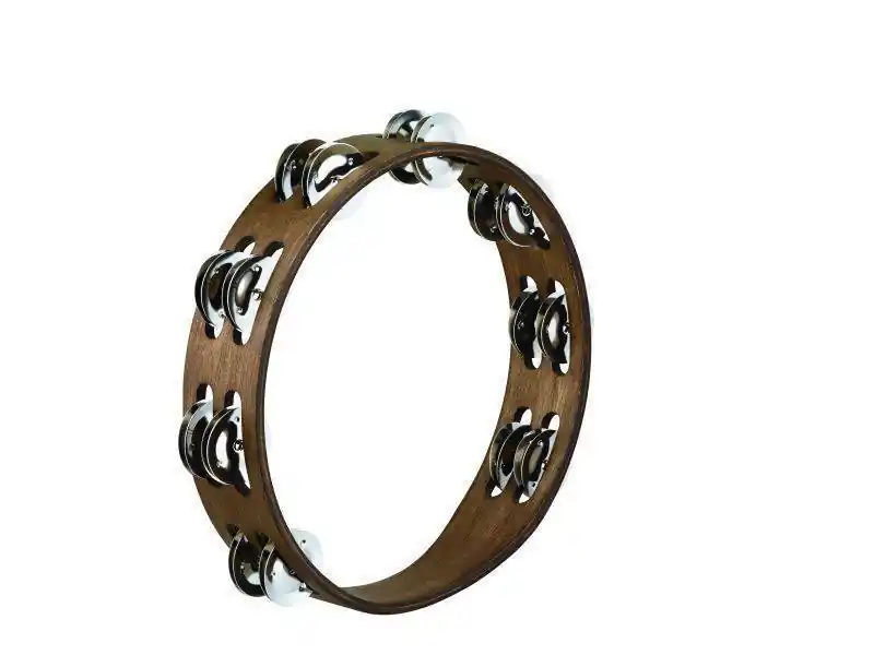 Weekend Sale MeinlTraditional Double Row 10 inch Tambourine - Stainless Steel Jingles
