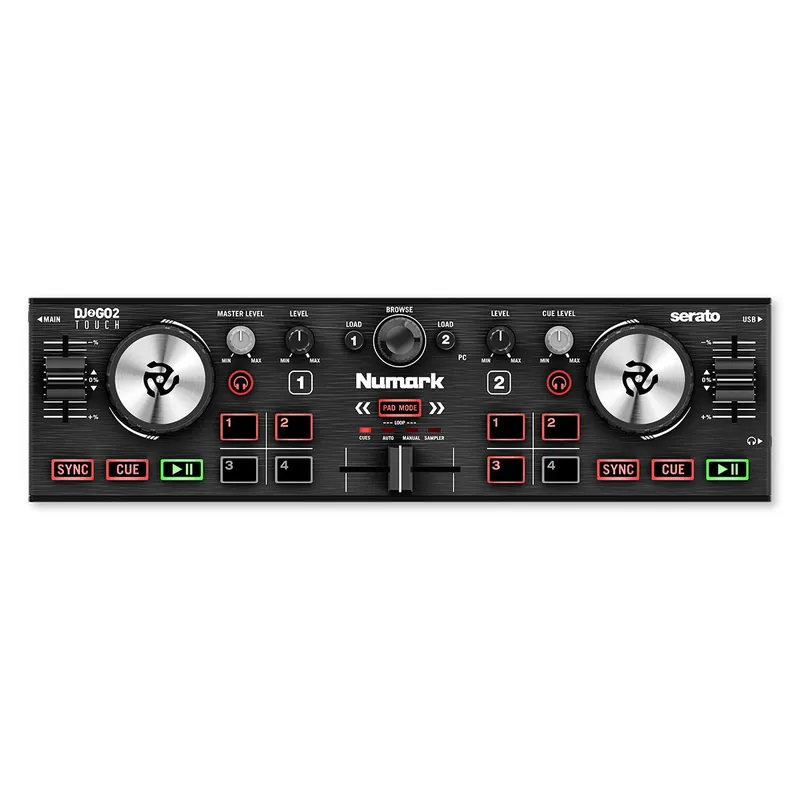 Price Drop Numark DJ2GO2 TOUCH Pocket DJ Controller with Audio Interface