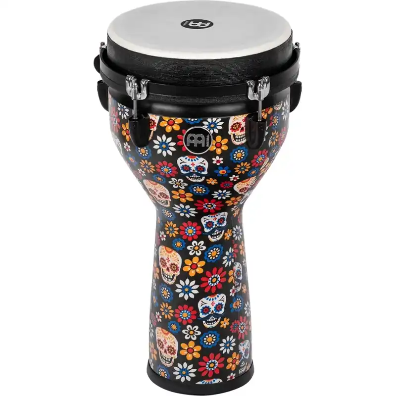MeinlJumbo Series 10'' Synthetic Djembe - Day of the Dead Limited Offer