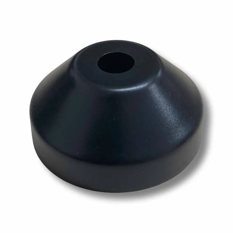 Instant Buy 7" 45 Record Centre Adapter (black plastic, cone-shaped)