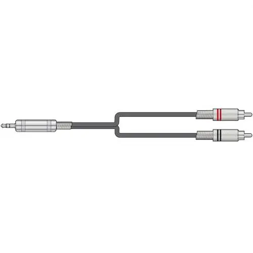 Chord 3.5 TRS Jack to 2 x RCA Phono Lead 6M (190020) Trending