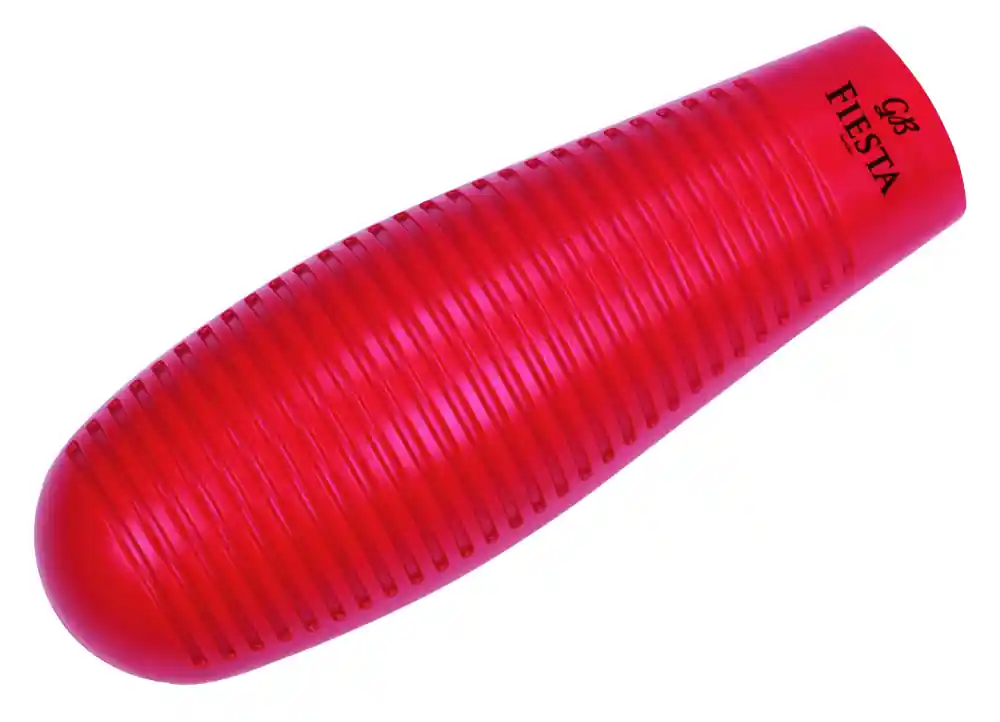 Next Day Delivery Gon BopsFiesta Guiro w/Two Scrapers - Red Molded Plastic