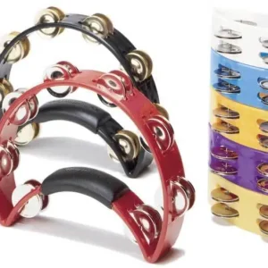 Price Cut Rhythm TechBrass Jingle Black Tambourine