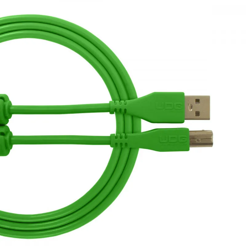 Authentic UDG USB Cable A-B 2m Green U95002GR