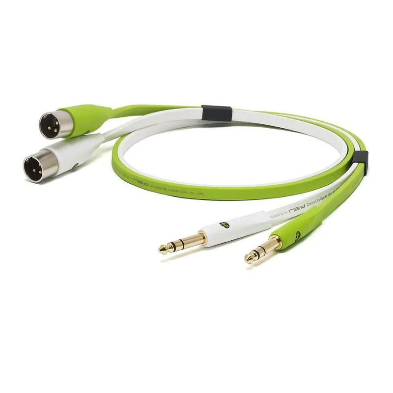 Original NEO D+ Class B Twin TRS -> Twin XLRM Cable - 1m