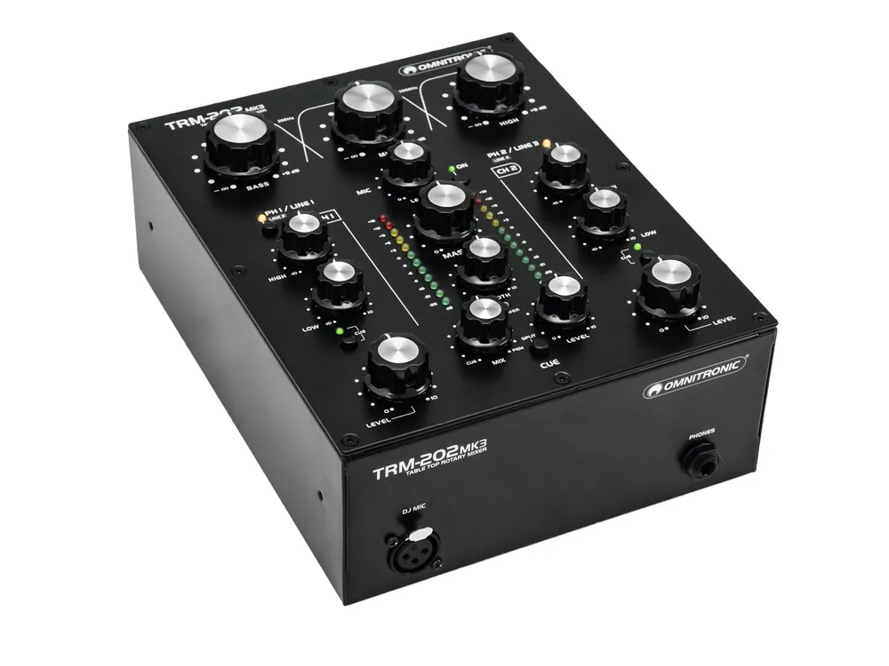 Omnitronic TRM-202MK3 2-channel Rotary Mixer Super Sale