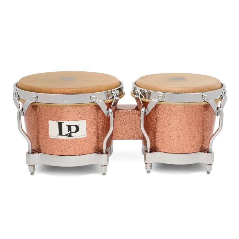 Latin PercussionLimited Edition Martin Cohen Bongos - Champagne Sparkle Exclusive Offer