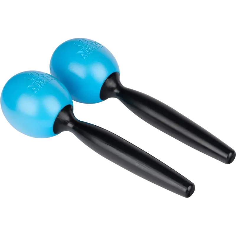 Nino PercussionMolded ABS Maracas - Sky Blue Grab Now