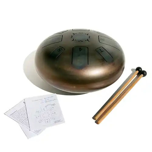 Artisan Instruments8-Note Singing Steel Drum, A Yo - Hot Steel Satin Luxury