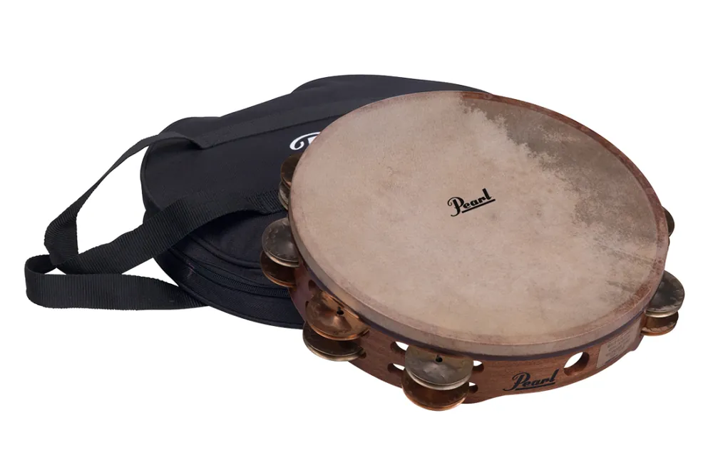 PearlOrchestral Tambourine with German Silver/Beryllium Copper Jingles - 10'' Markdown