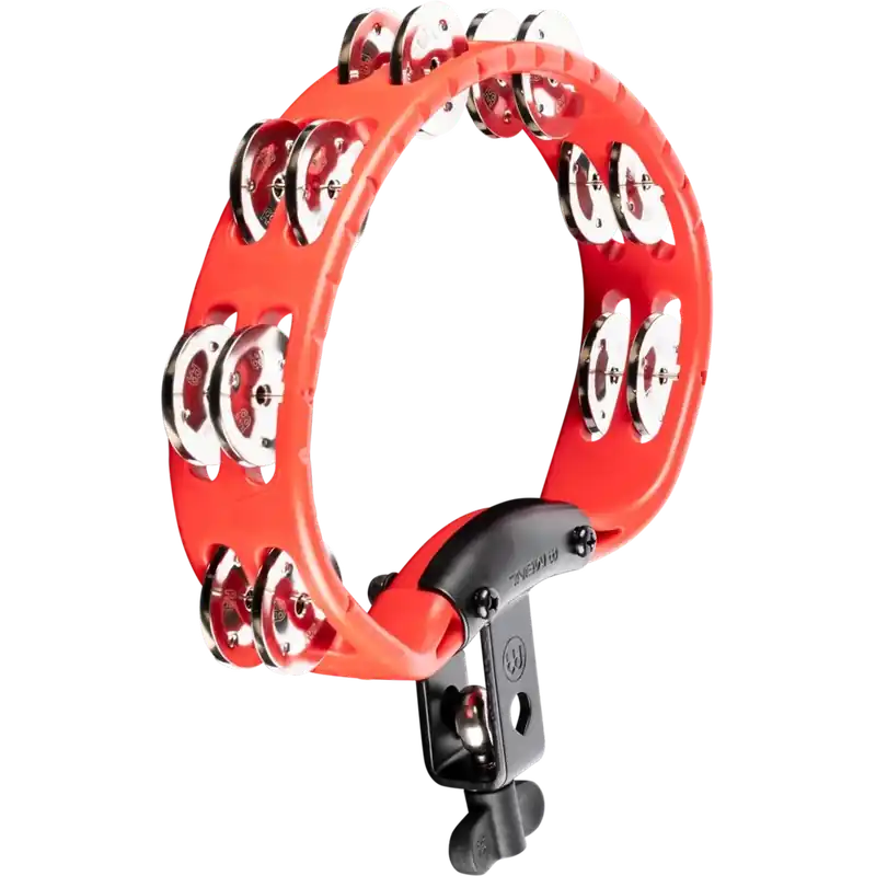 MeinlHeadliner Series Mountable Tambourine with Stainless Steel Jingles - Red Big Sale