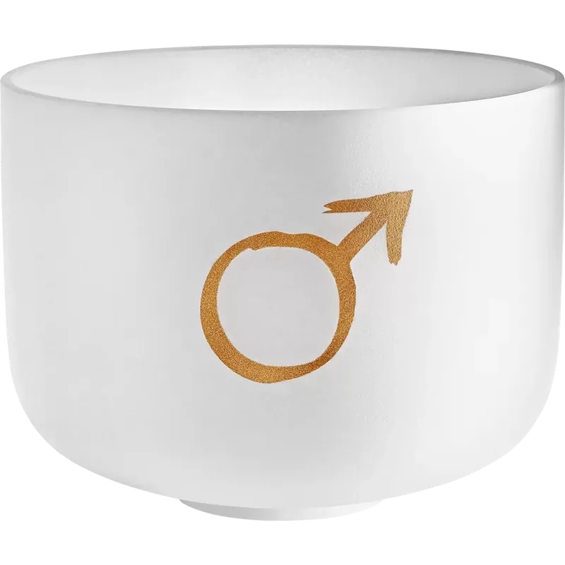 Meinl12'' Planetary Tuned Crystal Singing Bowl - Mars In Demand