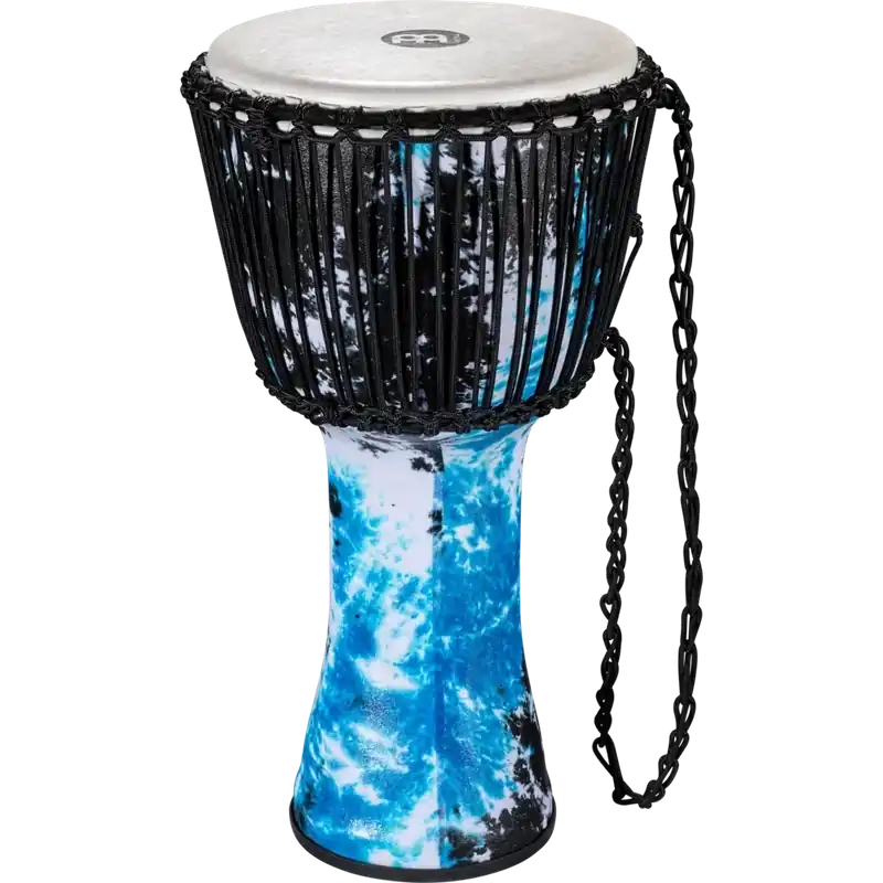 Direct From Factory MeinlPADJ8-L-F Travel Series 12'' Djembe w/Synthetic Head - Galactic Blue Tie Dye