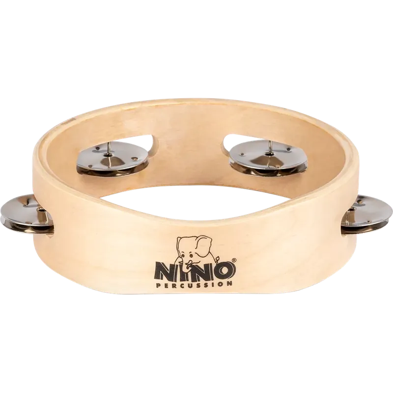 Nino PercussionSingle Row Wood Tambourine - 6'' Discount