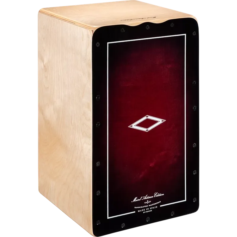 MeinlArtisan Edition Series String Cajon Tango Line - Red Fade In Demand