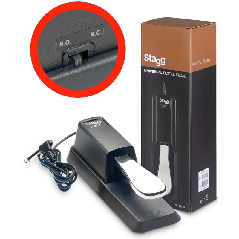 Stagg SUSPED 10 Keyboard Sustain Pedal Holiday Sale