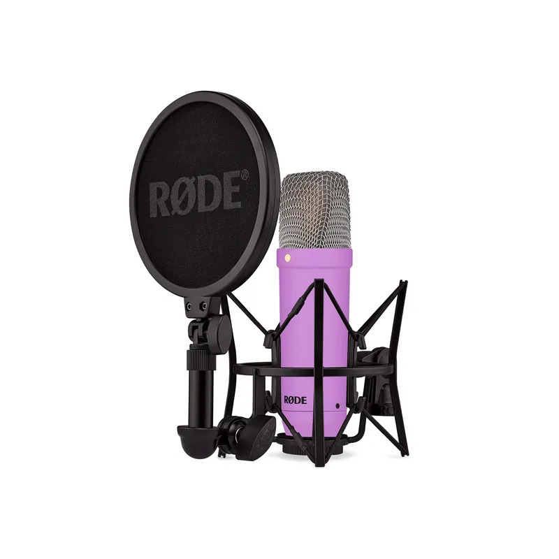 Next Day Delivery RODE NT1 Signature Series Studio Condenser Microphone Purple