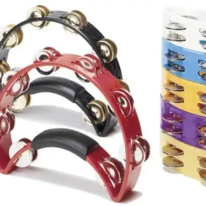 Brand New Rhythm TechNickel Jingle Tambourine Red