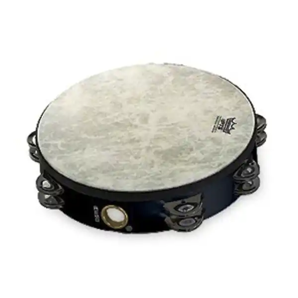 RemoTambourine Fiberskyn3 Single Row Jingles - 6 Inch - Black Don’t Miss Out