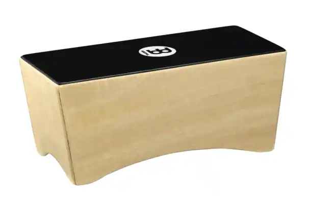 MeinlBongo Snare Cajon - Natural/Ebony Black Luxury