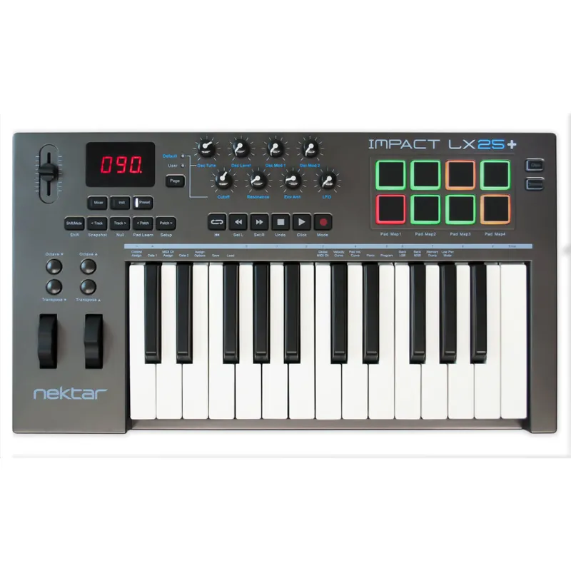 Discount Nektar Impact LX25+ 25 Key USB MIDI Keyboard