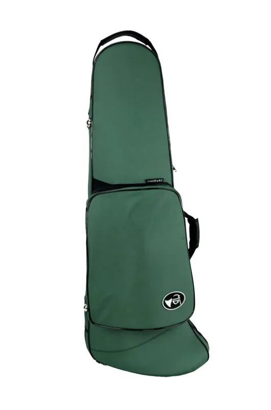 Marcus Bonna CasesCase for Bass Trombones with 10.5'' Bell - Green Nylon Direct From Manufacturer