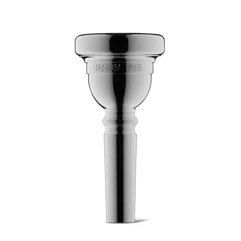 LaskeyClassic Bass Trombone Mouthpiece - Silver-Plated, 95D Direct From Manufacturer