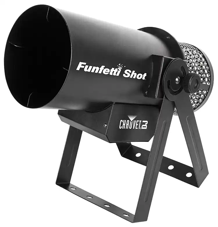 CHAUVET Funfetti Shot Professional Confetti Launcher Worldwide Shipping