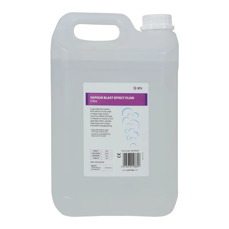 QTX Vapour Blast Effect Fluid 5L (160595) Fast Shipping