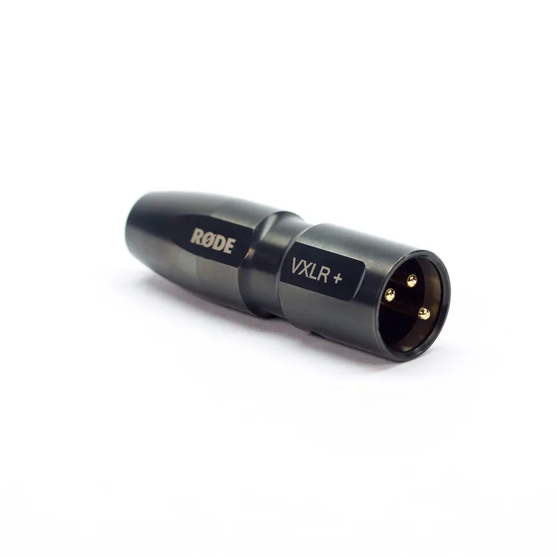 Crafted RODE VXLR+ Minijack to XLR Adapter with Power Converter