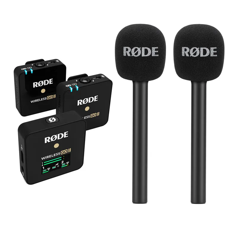 RODE Wireless GO II & Interview Go Bundle Handmade