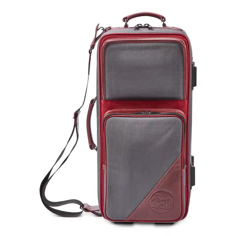Super Sale Gard BagsFiberglass Double Trumpet Case - Grey Nylon