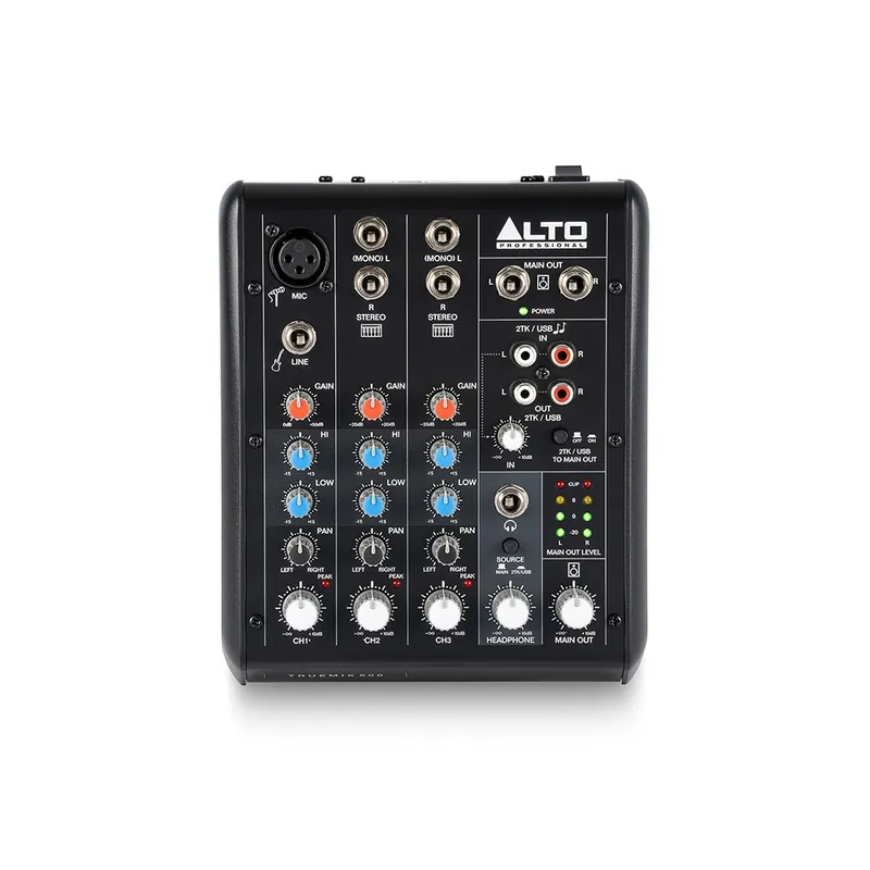 Latest Alto TRUEMIX 500 5-Channel Analog Mixer With USB
