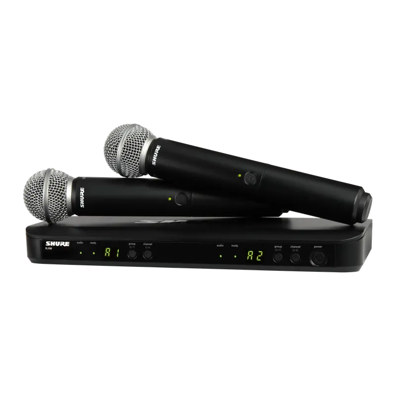 Shure BLX288UK/SM58-K3E Dual Handheld Wireless Microphone System Mega Sale