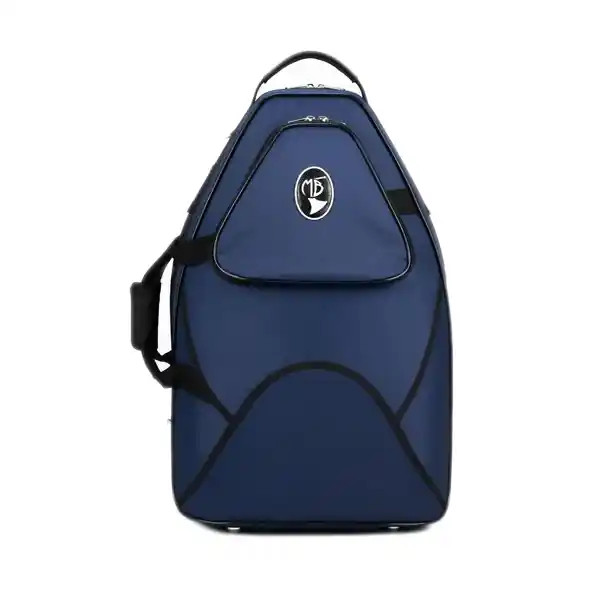 Hot Deal Marcus Bonna CasesNylon French Horn and Two Mutes Flight Case - Blue