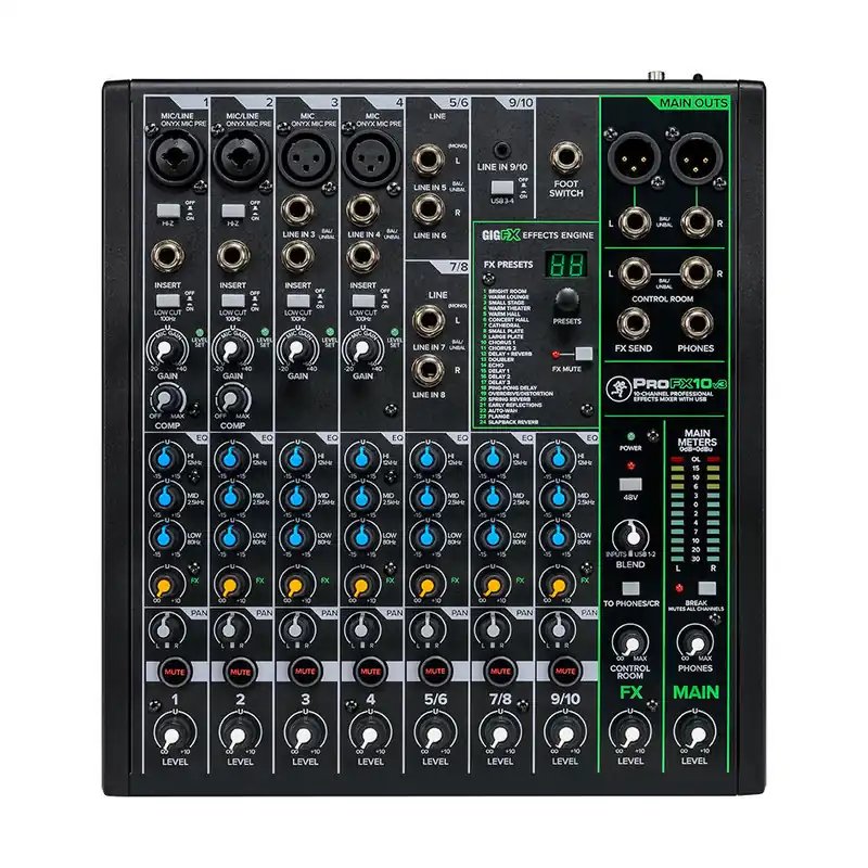 Mackie ProFX10 V3 10-channel Mixer with USB & FX Wholesale