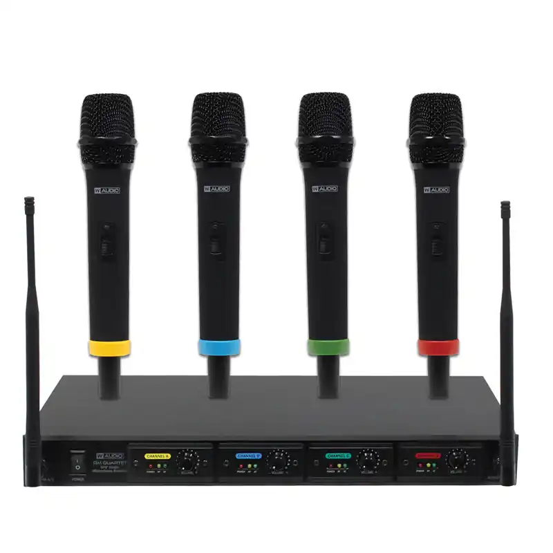 W AUDIO MIC80 RM Quartet 4 Radio Mic System Money Back Guarantee