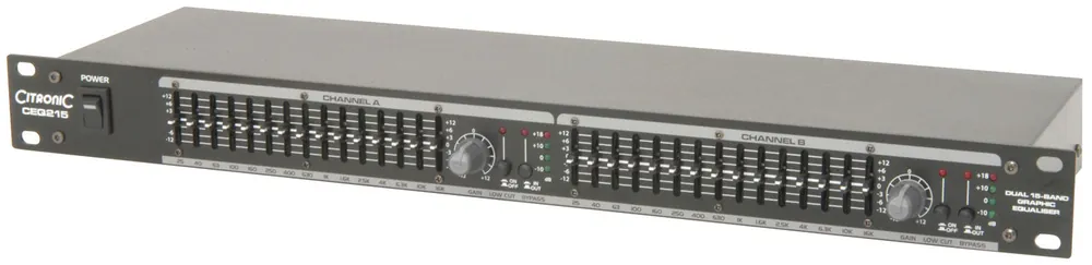 Direct From Manufacturer Citronic CEG215 Dual 15-Band Graphic EQ (170923)