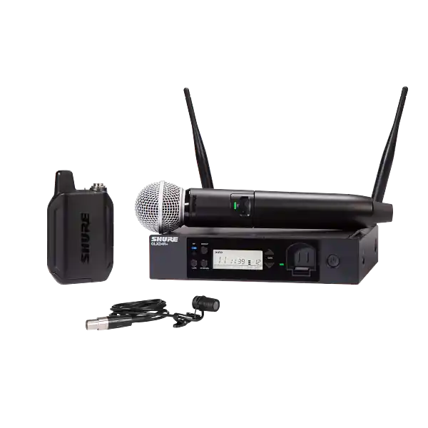 Place Order Shure GLXD124R+UK/85-Z4 GLX-D+ Combo System with SM58 + WL185