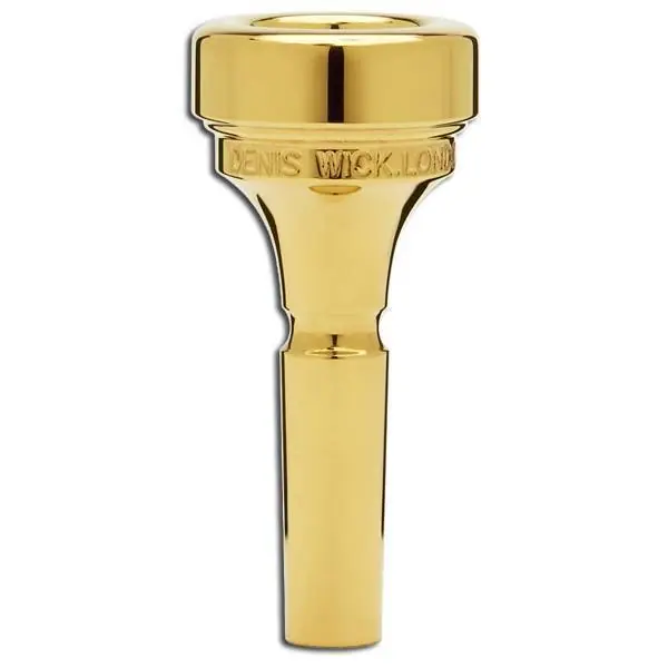 Free Shipping Denis Wick2BW gold-plated Cornet Mouthpiece