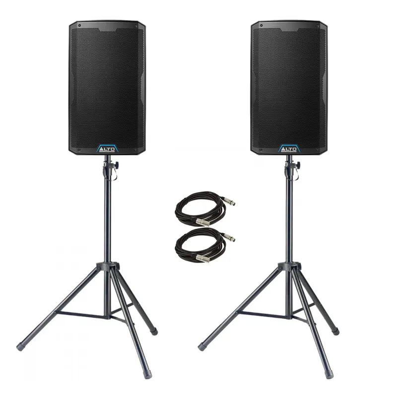 Alto TS412 PA Package with Stands & Cables Fast Shipping