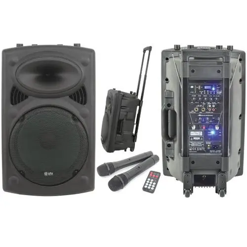 Express Delivery QTX QR15PA Portable Powered PA Speaker