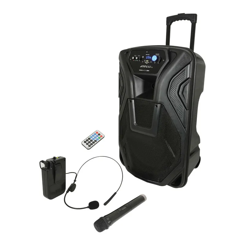 Reduced Price QTX Busker 15U Portable PA System (178968)